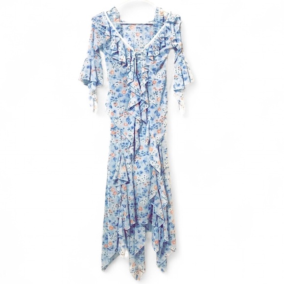 Romantic French Couture Floral Dress
•ZONE BLEUE• - Picture 5 of 5